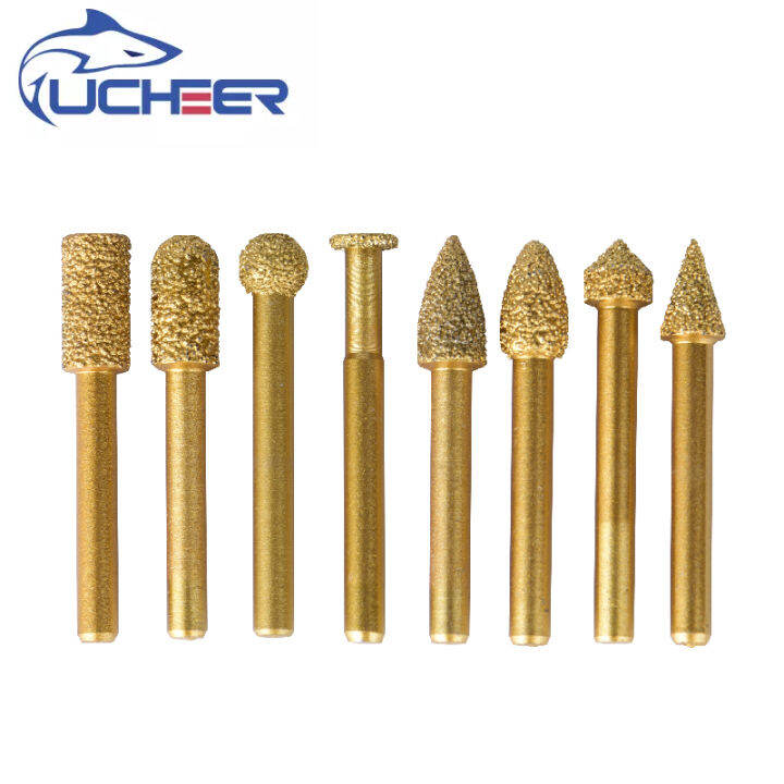 ucheer-1set20pcs-stone-engraving-router-bits-marble-granite-for-cnc-machine-carving-tools-golden