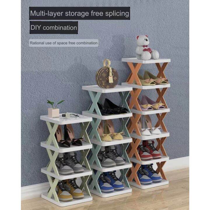 Simple Shoe Rack at The Door, Multi-Layer Storage Shelf, Home