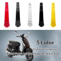 ∈✗ Motorcycle ABS Front Horn Head Fairing Cover Tie Belt Bracket Shell Fit for VESPA Primavera Sprint 50 125 150 14-22 Accessories