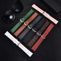 New Ultra Thin Genuine Leather Watchband 8mm 10mm 12mm 14mm 16mm 18mm 20mm 22mm Men Women Replacement Straps Watch Accessories