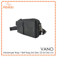 กระเป๋าคาดเอว/กระเป๋าคาดอก/กระเป๋าเอกสาร ALBEDO MESSENGER BAG + BELT BAG (M) รุ่น VANO - VN00499