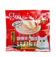 Ciao Churu ขนมแมวเลีย ครีมแมวเลีย 20 แท่ง รสปลาทูน่าเนื้อขาว SC-127