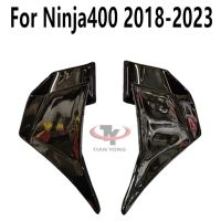 ฝาครอบปีกอุปกรณ์เสริมมอเตอร์ไซค์สปอยเลอร์สปอยเลอร์ด้านหน้าสำหรับ Ninja400พอดีกับ Ninja 400 2018-2023