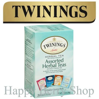 ⭐ Twinings ⭐Assorted Herbal Teas🍵 ชาทไวนิงส์ รวมชาสมุนไพร4ชนิด แบบกล่อง 20 ซอง ชาอังกฤษนำเข้าจากต่างประเทศ
