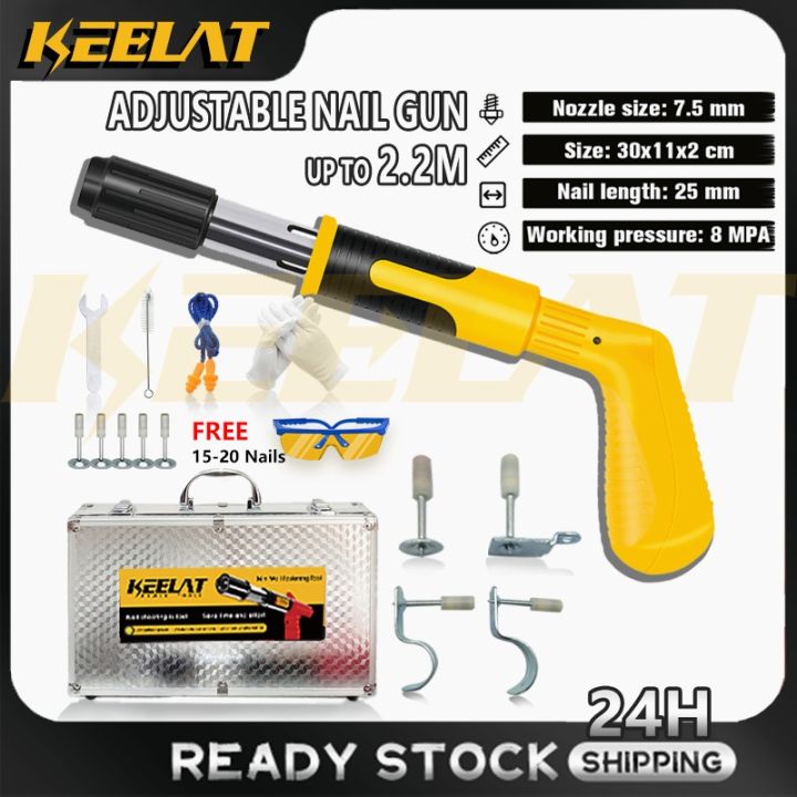 KEELAT Manual Steel Nails Gun Rivet Tufting Nail Gun Concrete Wall ...