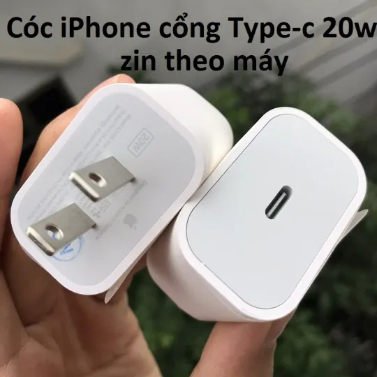 Cóc I Phone Cổng Type-C 20w *** Zin *** Store Theo Máy (Cóc To Chân Dẹp) |  Lazada.vn