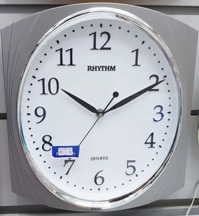Rhythm AMG003N613 Quartz Wall Clock Lazada