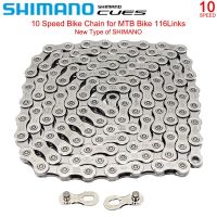 SHIMANO ER8 CUES LG500 9/10/11 Speed LINKGLIDE Chain for MTB Road Bike 116 Links E-bike Mountain Bicycle Chain Original Parts