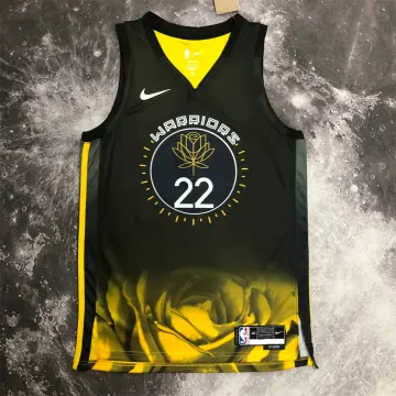 Gsw Jersey for Men CITY EDITION Black Yellow Golden State Warriors  Basketball Jersey Customized Name and Number NBA CURRY #30 New Design  2022-23