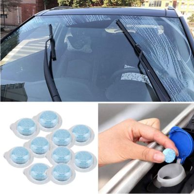 【cw】 10Pcs Car Windshield Glass Washer Cleaner Effervescent Tablets Window Repair Accessories