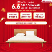 Nệm ngủ Foam Goodnight Eva, nệm gấp 3 êm ái, mềm mại