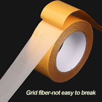 Mesh Fiber Tape Super-Strong Double-Sided Wear-Resistant Cross-Striped Fiberglass High Viscosity Reinforced Tape 5Meter per Roll