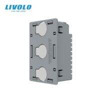 Livolo 3 Gang 1 Way Switch Module For US Standard Panels,AC 110-250V,Touch Screen Control