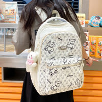 Schoolbag Womens Ins Cute Senior High School High-Capacity All-Match Backpack For Junior High School Students Simple Refreshing Backpack For Primary School Students