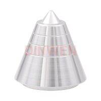 ;[-./ Machined Solid Aluminum Isolation Spike Cone Feet Stand Damper For Hifi Turntable Speaker AMP 30X31mm 39X31mm 44X31mm M6 M8 Bolt