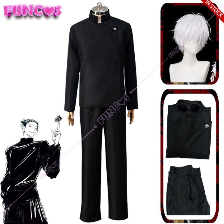 Jujutsu Kaisen Season 2 Satoru Gojo Cosplay Costume Wig Tokyo Jujutsu 