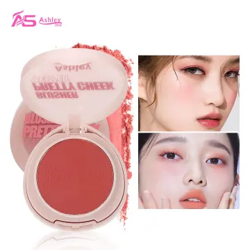 COD NEW Shine Blush On Ball Blushes Pearls Soft Powder Naturally Pigmented  Blusher with Brush