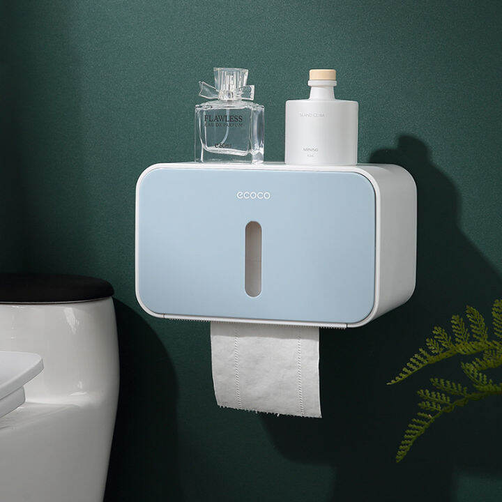 toilet-tissue-dispenser-wall-mounted-bathroom-phone-rack-punch-free-roll-paper-holder-waterproof-toilet-paper-case-home-supplies