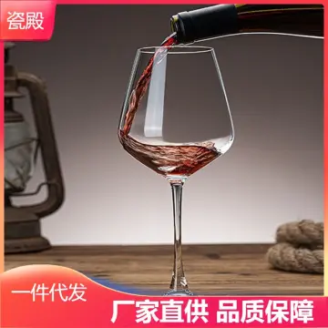 Creative 550-650Ml Convex Bottom Handmade Red Wine Glass Ultra-Thin Crystal  Burgundy Bordeaux Goblet Art