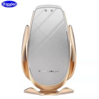 Fast Charge Car Phone Holder Qi Wireless Charger Automatic Clamp Charging Mount forHuawei Mate30pro P30Pro Car Chargers