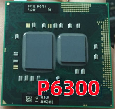 โปรเซสเซอร์ Pentium P6300 3M Cache, 2.26 GHz รองรับ HM55 H57 H55แล็ปท็อปโน้ตบุ๊ค Cpu Processor