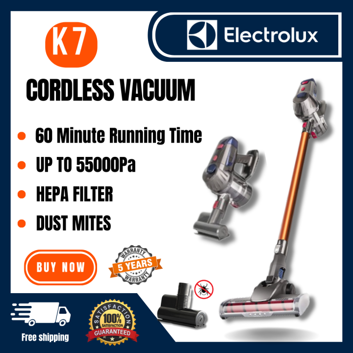 Electrolux Cordless Vacuum Cleaner K7 Pro FREE Dust Mite 5 Years