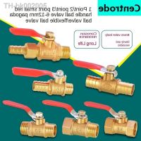 ❉℡✼ Red handle small ball valve copper thickened pagoda intubation 1/4IN 3/8IN inner wire outer teeth switch straight valve