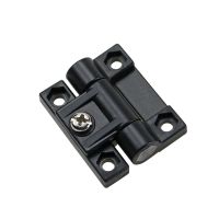 Adjustable Damping Black Small Hinge Cabinet Door Hinge ABS Nylon Plastic Black Hinge Door Hardware  Locks