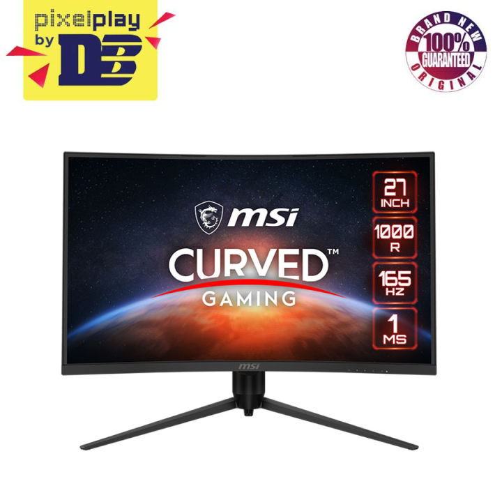 MSI Optix G271CQP 27” WQHD 165HZ 1MS Curved Gaming Monitor | Lazada PH
