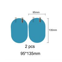 ฟิล์มกันฝน2ชิ้นสำหรับกระจกมองหลังรถยนต์อุปกรณ์เสริมสติกเกอร์ฟิล์มกันน้ำกันฝนป้องกันหมอกกันน้ำ