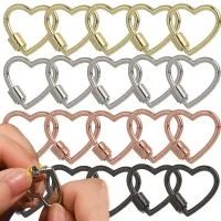 【CW】 Shaped Metal Clasps for Jewelry Openable Round Keychain Dog Chain