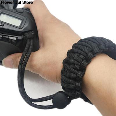 1pc Adjustable Strong Camera Adjustable Wrist Lanyard Strap Grip Weave Cord for Para Cord DSLR HOT