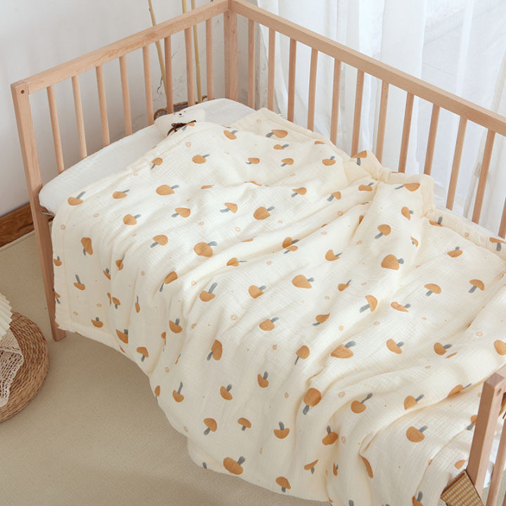 ฤดูหนาวผ้าห่มสำหรับเปลเด็กทารกนุ่มเตียงมัสลินเด็กผ้าพันคอหนาผ้าห่มเด็กอนุบาลผ้าห่มเตียง110x130cm