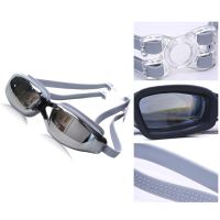 Swimming Goggles With Silicone Belt Waterproof Plating Goggles Adjustable Anti-Fog UV Eyewear Swimming Accessories Goggles