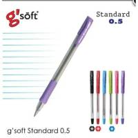 ปากกาลูกลื่นเจล gsoft Standard 0.5 gsoft