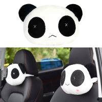 Cute Car Headrest Kawaii Cartoon Panda Car Pillow Auto Vehicle Neck Rest Support Cushion Car Seat Head Protection Pad