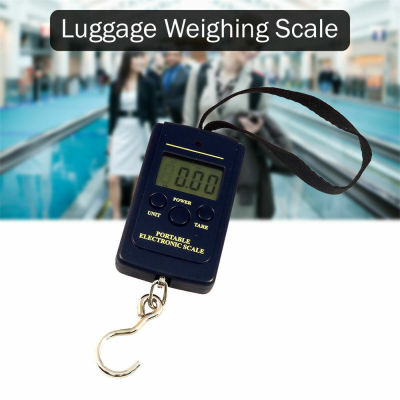 40KG Luggage Scales LCD 40KG Digital Travel Portable Handheld Weighing Suitcase Bag