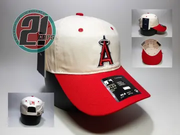 THROWBACK CALIFORNIA ANGELS MLB SUN VISOR HAT MESH ONE SIZE STRETCH FIT NEW