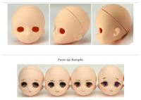 1/6 Obitsu Parabox Chara head - white skin Doll Head Anime Makeup Head หัวตุ๊กตาอนิเมะ หัวเปิดได้