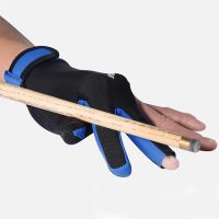 3 Finger Billiard Gloves Pool Cue Gloves Spandex Fabric for Left/Right Hand Men/Women3 Colors Optional Sportswear