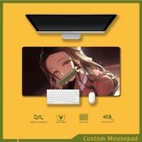 Nezuko Mousepad Extension แผ่นรองเมาส์น่ารัก 600x300 แผ่นรองเมาส์เกมมิ่งขนาดใหญ่