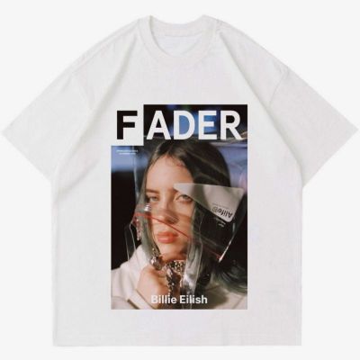 ยินดีต้อนรับ 3 QVoversize T-shirt KAOS BILLIE EILISH - FADER HIP HOP RAP TEE MUSIC BAJU T SHIRT BOOTLEG VINTAGE COTTON CS-5XL