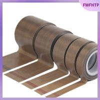 FWFHTP 10m/Roll ไฟฟ้า ฉนวน สารหน่วงไฟ ทนต่ออุณหภูมิสูง เทปเทฟลอนผ้า เทปไฟเบอร์ เครื่องปิดผนึกกาว