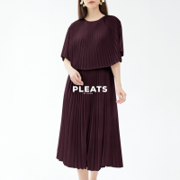 PLEATS DRESS - D332