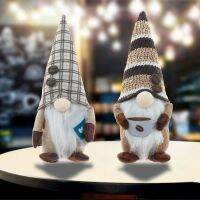 【CW】 Coffee Rudolf Faceless Doll Dwarf Doll Floor Essence Earth and Earth Public Window Front Desk Decoration Ornaments