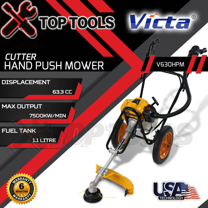 VICTA V630HPM Hand Push Brush Cutter 63.3 cc 6 Month Warranty Lazada