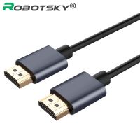 สาย HDMI คุณภาพสูง4K X 2K HDMI V2.0ตัวผู้-ตัวผู้0.5ม. 1ม. 1.5ม. 2ม. สาย HDMI Cabo ชุบทองสำหรับ Apple ทีวี PS4แล็ปท็อป