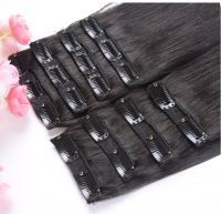 Real Human Hair 23 Clips In Hair Extensions Long Straight Hair Extensions Woman