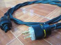 สายไฟเยอรมัน HELUKABEL YSLY-JZ 3G2.5 Double Stream Power cord   หัว+ท้าย Acrolink C7 (เลข 8 ) ชุบทอง ขั้นสุดของสายไฟท้าย C7