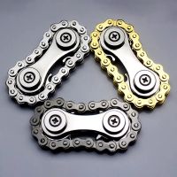 New Sprockets Flywheel Fingertip Gyro Fidget Spinner Antistress Anxiety Metal Bike Chains EDC Spinner Fidget Toys For Adult Kids